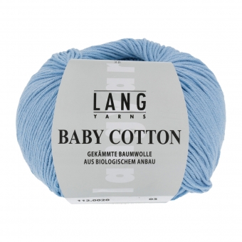 Baby Cotton Lang Yarns 020 HELLBLAU