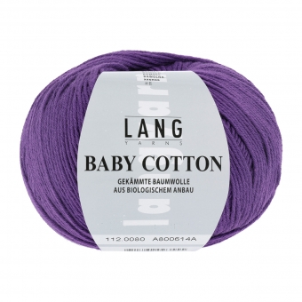 Baby Cotton Lang Yarns 080 VIOLETT