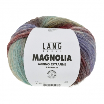 Magnolia Lang Yarns 09 Aubergine/Ocker/Rot