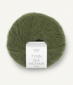 Tynn Silk Mohair Sandnes Garn 9062 Olivengronn