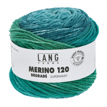 Merino 120 Degrade Lang Yarns 18 PETROL/GRÜN/BLAU