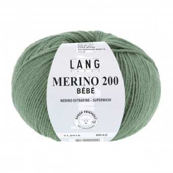 Merino 200 Bebe Lang Yarns 416 GRASGRÜN