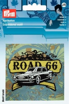 Applikation Label ROAD 66 