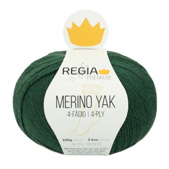 Regia Premium Merino Yak 4-ply 07521 tanne meliert