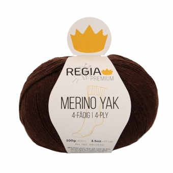 Regia Premium Merino Yak 4-ply 07522 schokolade meliert