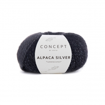 Alpaca Silver Katia Concept 263 Silber-Schwarz