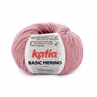 Basic Merino von Katia 69 Dunkelrosé