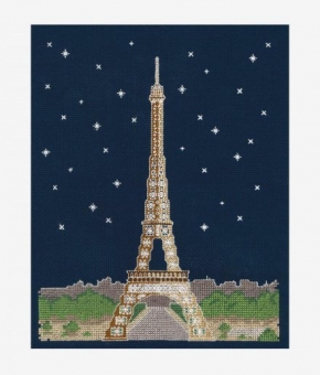 Kreuzstichset "Paris in der Nacht" von DMC 