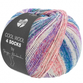 Cool Wool 4 Socks Print Lana Grossa 