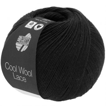 Cool Wool Lace Lana Grossa 24 Schwarz