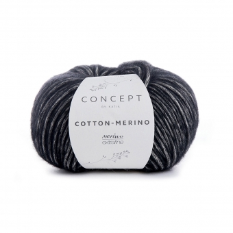 Cotton Merino Katia Concept 108 Schwarz