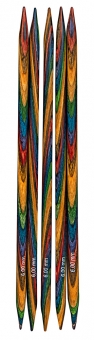 Strumpfstricknadeln Design-Holz Multicolor Lana Grossa 