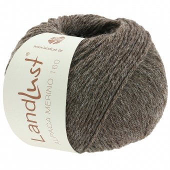 Landlust Alpaka Merino 160 Lana Grossa 405 Graubraun