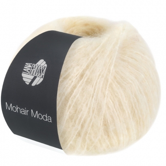 Mohair Moda Lana Grossa 18 Rohweiß