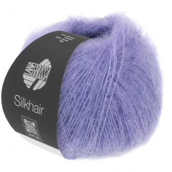 Silkhair Uni und Melange Lana Grossa 188 Violett 