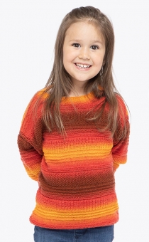 Strickset Kinder-Pullover Step Merino Color 