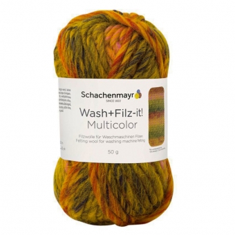 Wash+Filz-it! Multicolor Filzwolle Schachenmayr 